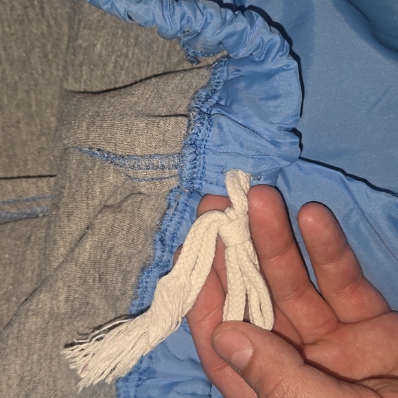 Vintage Russell Athletic Windbreaker Pants Made In Usa Caralina Blue Large - Picture 6 of 15